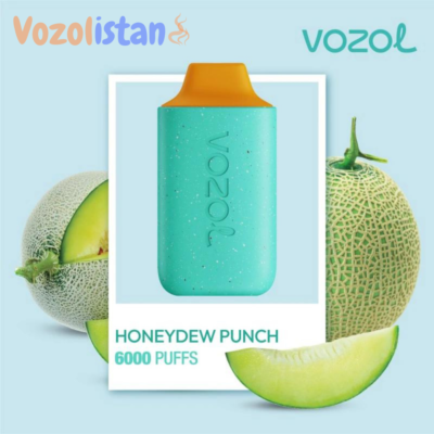 Vozol Star 6000 Honeydew Punch Puff vozolistan.com