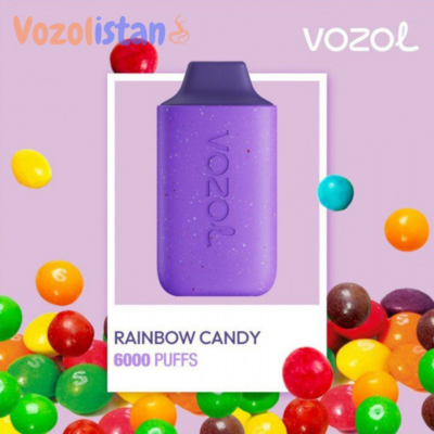 Vozol Star 6000 Rainbow Candy Puff vozolistan.com