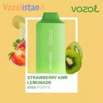 Vozol Star 6000 Strawberry Kiwi Lemonade Puff vozolistan.com