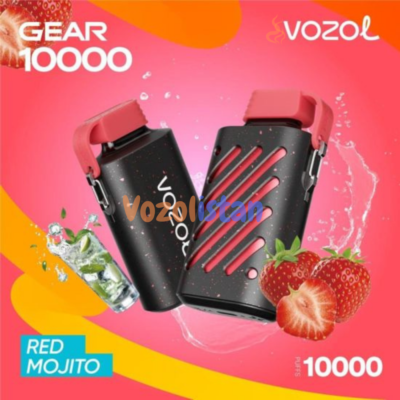 vozol gear 10000 puff red mojito puff vozolistan