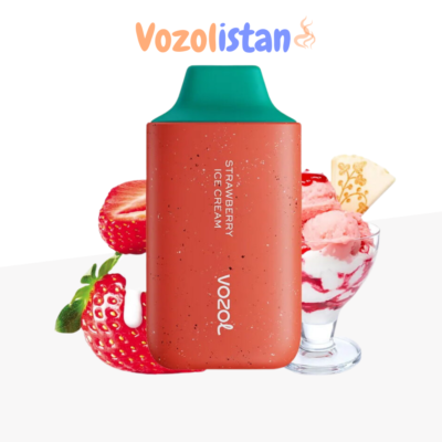 Vozol Star 6000 Strawberry Ice Cream Puff vozolistan.com