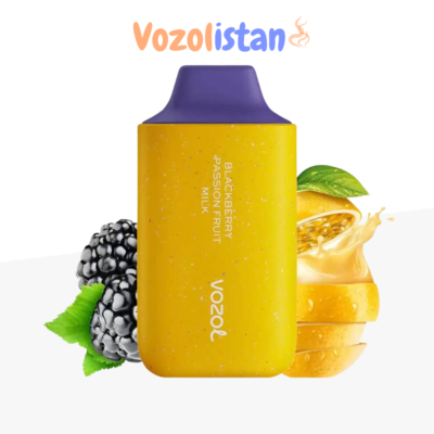 Vozol Star 6000 BlackBerry Passion Fruit Milk Puff vozolistan.com