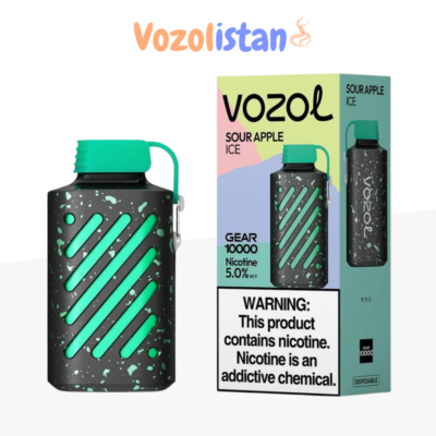 Vozol Gear 10000 Sour Apple ICE PuffVozol Gear 10000 Sour Apple ICE Puff