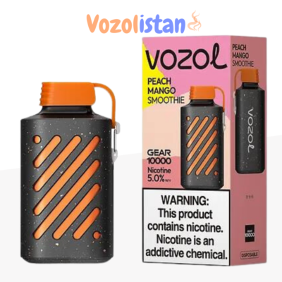 Vozol Gear 10000 Peach Mango Smoothie Puff Vozolistan.com