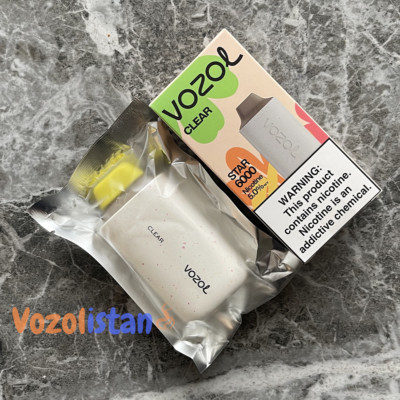 Vozol Star 6000 Clear Puff vozolistan.com