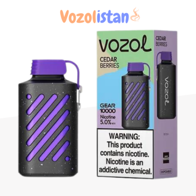 Vozol Gear 10000 Cedar Berries Puff vozolistan.com