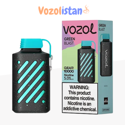 Vozol Gear 10000 Green Blast Puff vozolistan.com