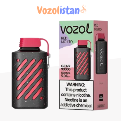 vozol gear 10000 puff red mojito puff vozolistan