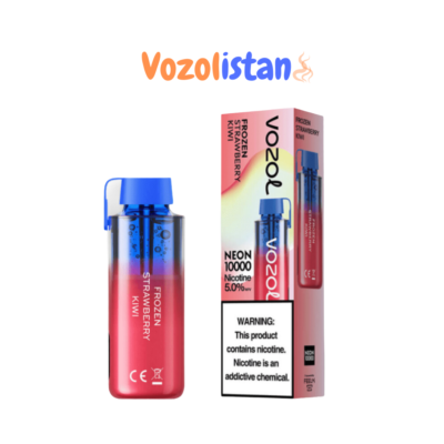 Vozol Neon 10000 Frozen Strawberry Kiwi Puff - vozolistan sipariş ver