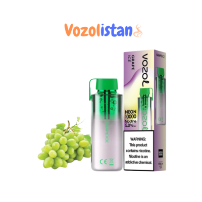 Vozol Neon 10000 Grape Ice Puff - vozolistan