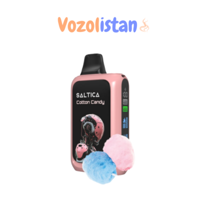 Saltica Cyber 18000 Puff Cotton Candy - vozolistan